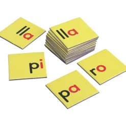 Construcción de palabras Tapetes y tarjetas (Spanish Word Building Mats And Cards) - 1 multi-item kit