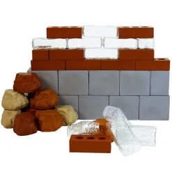 Construction Building WOW Pack - 39 blocks 4 activity cards