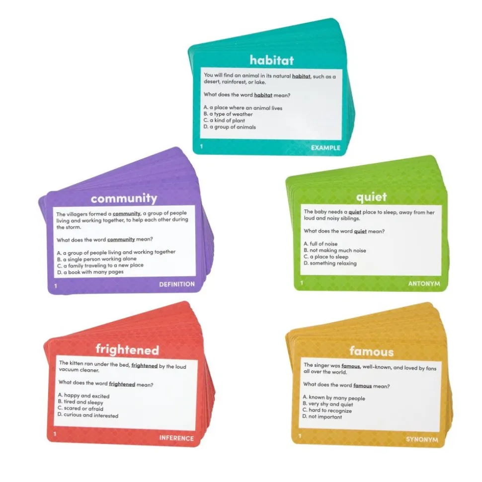 Context Clues Vocabulary Cards - Set of 120