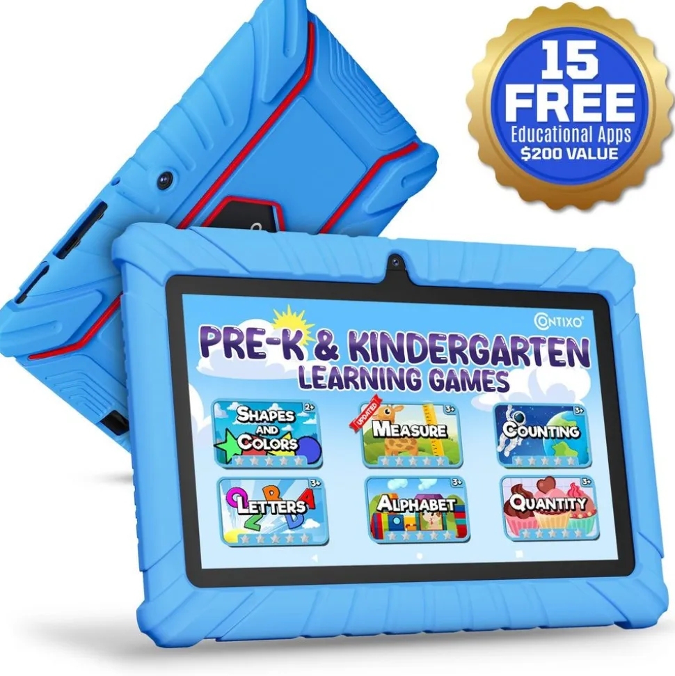 Contixo 7" Android Kids Tablet - Blue