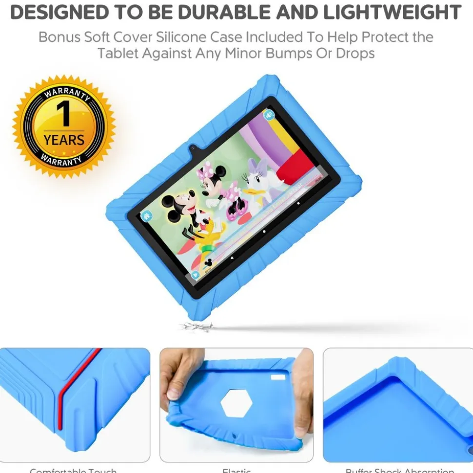 Contixo 7" Android Kids Tablet - Blue