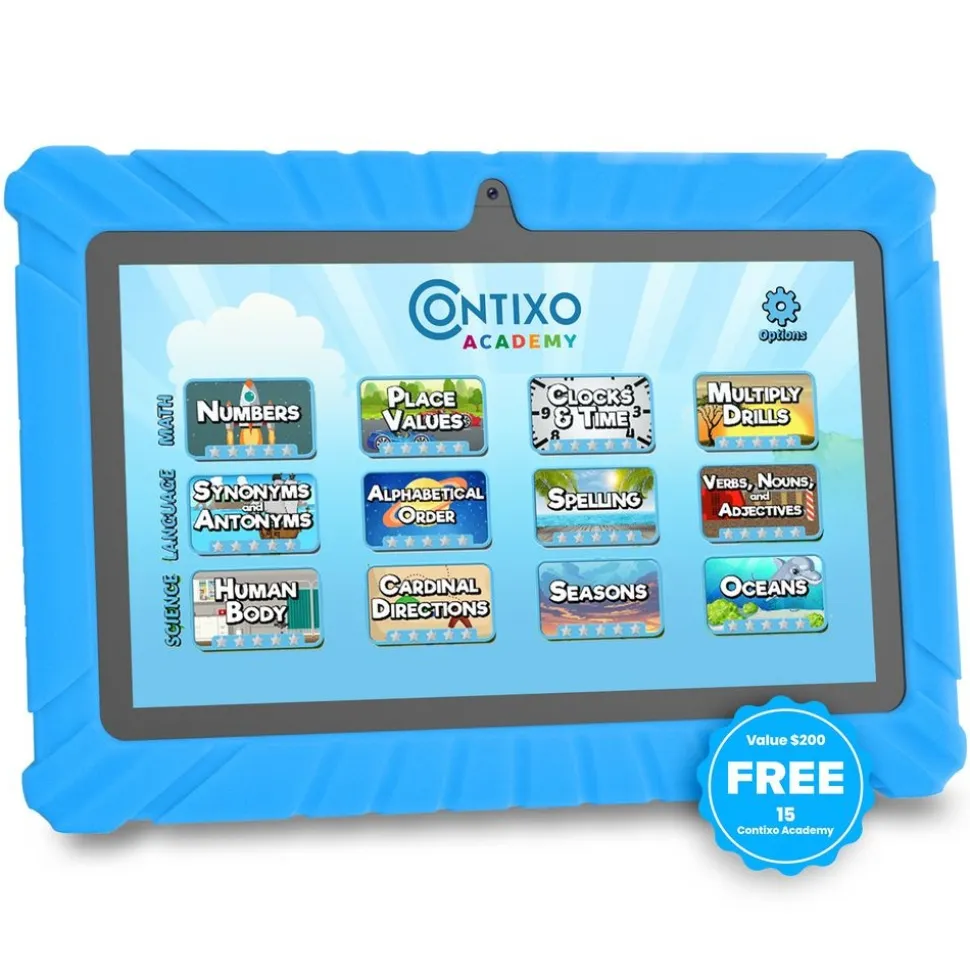 Contixo 7" Android Kids Tablet - Blue