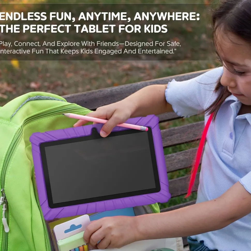 Contixo 7" Android Kids Tablet - Purple