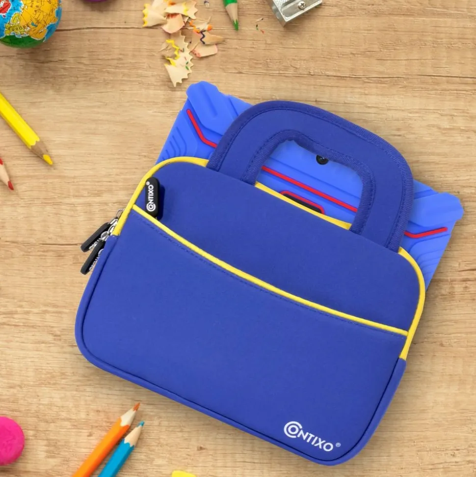 Contixo Carrying Bag for 7" Tablets - Blue