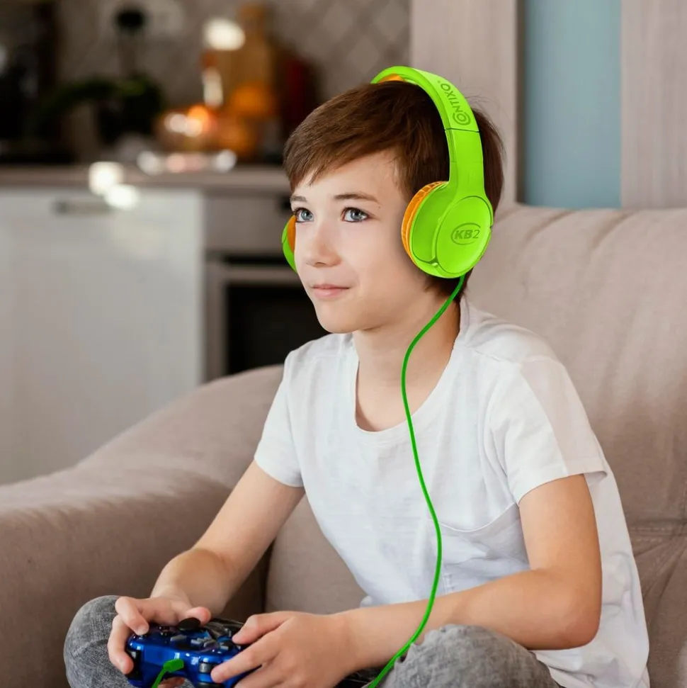 Contixo Single Wired Headphones - Green