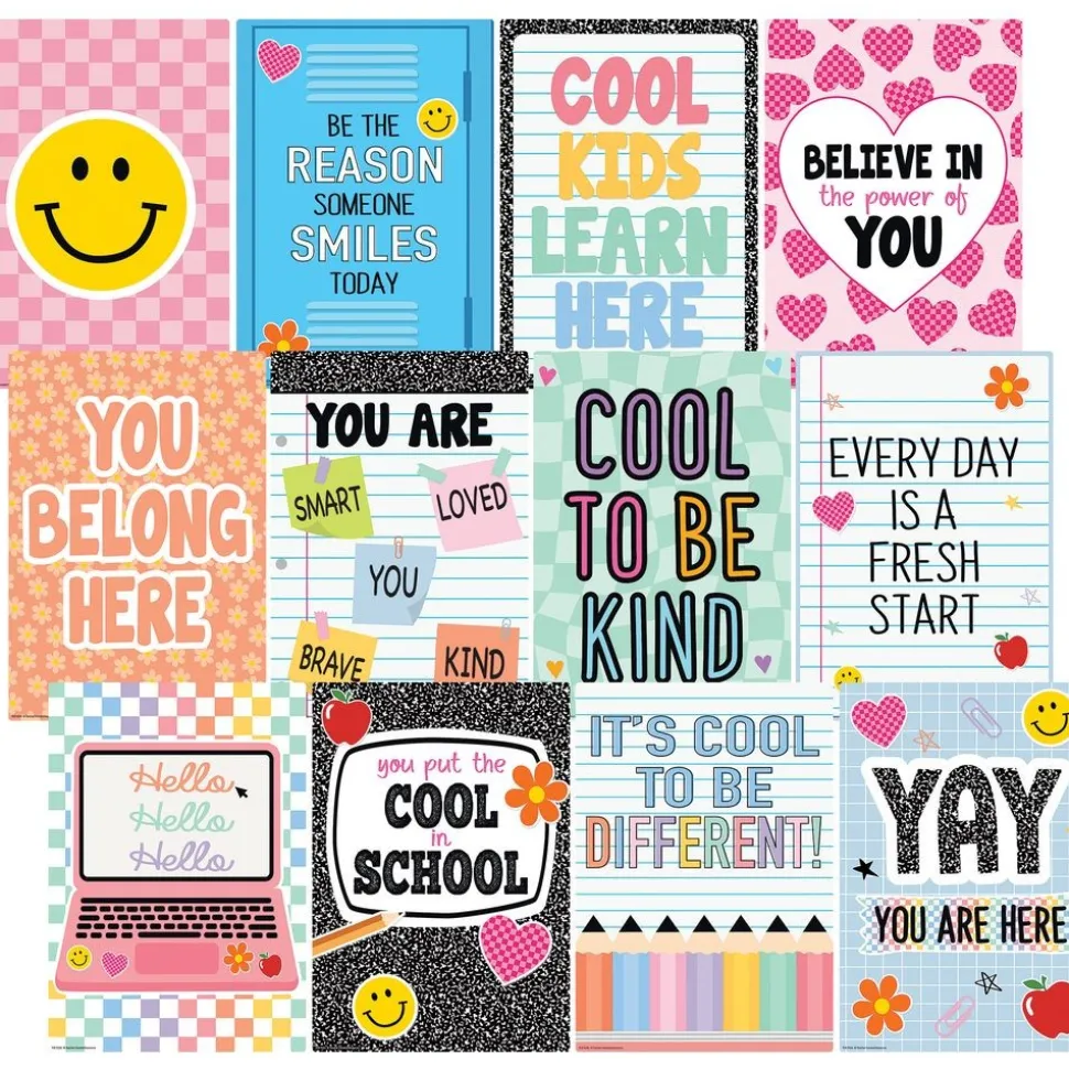 Cool for School Positive Sayings Small Poster Pack