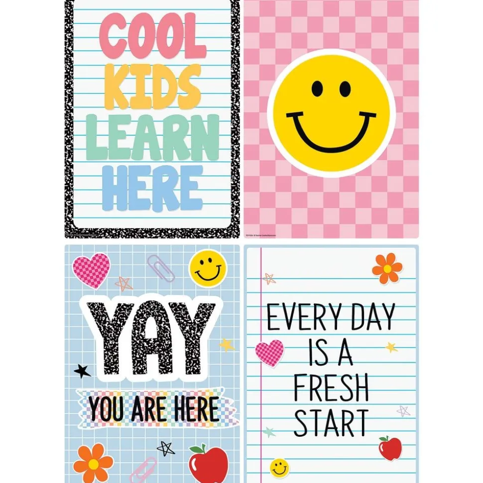 Cool for School Positive Sayings Small Poster Pack