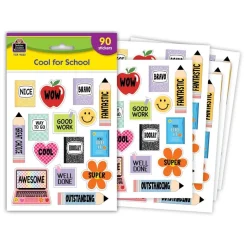 Cool for School Stickers - 90 stickers