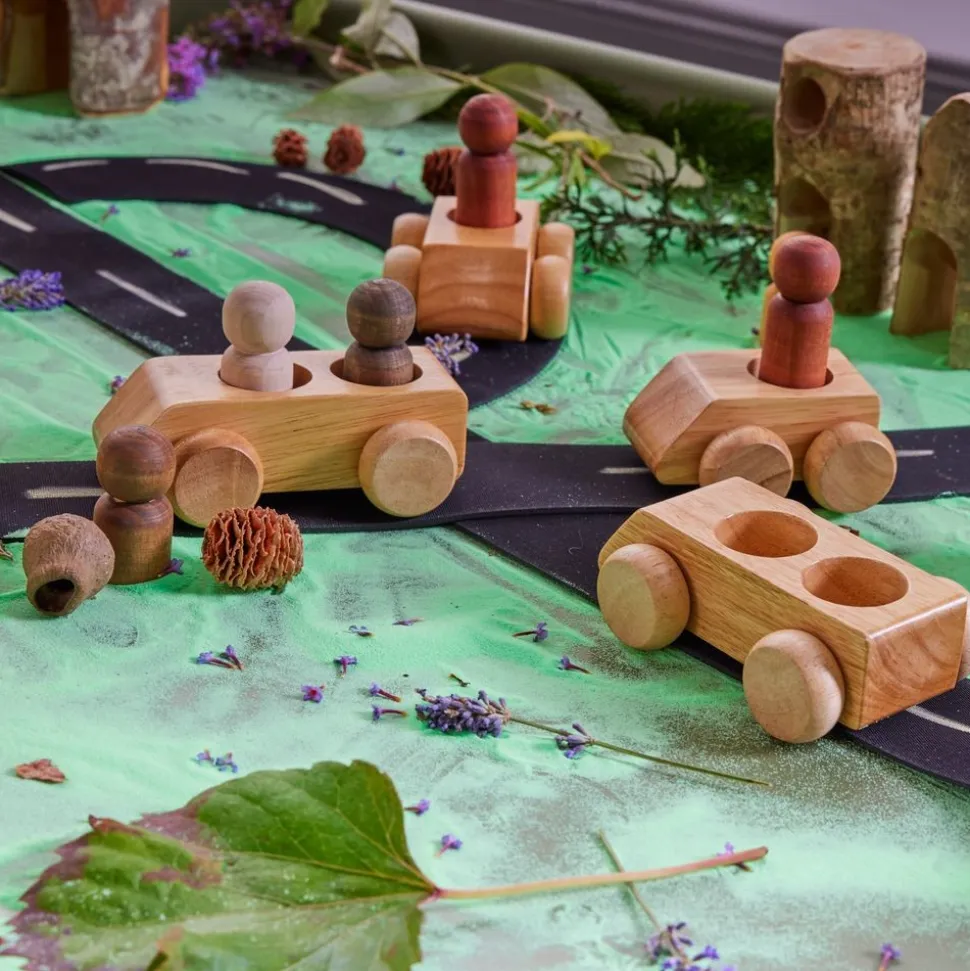 Cosy Small Math People Vehicles - Set of 5
