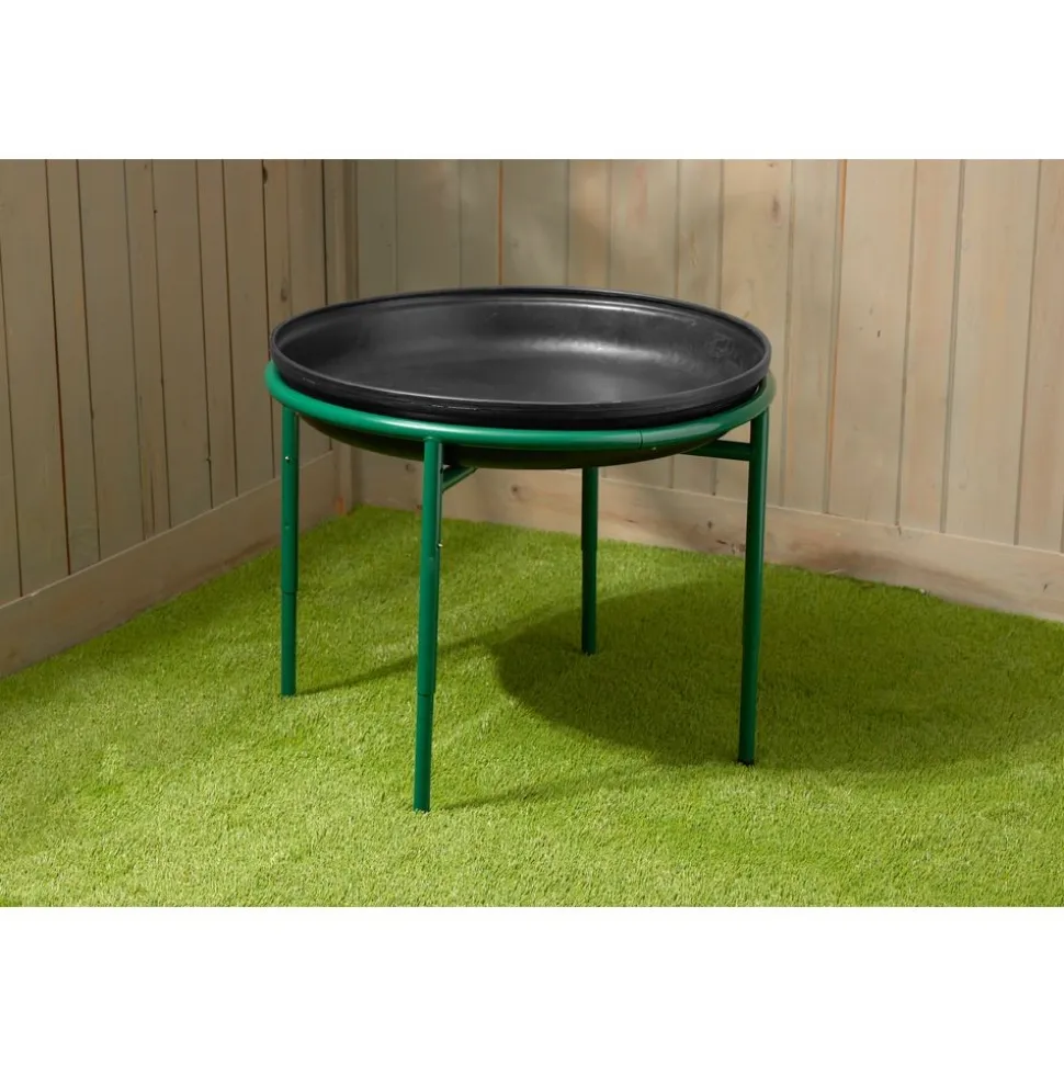 Cosy Tuff Tray with Metal Stand Black