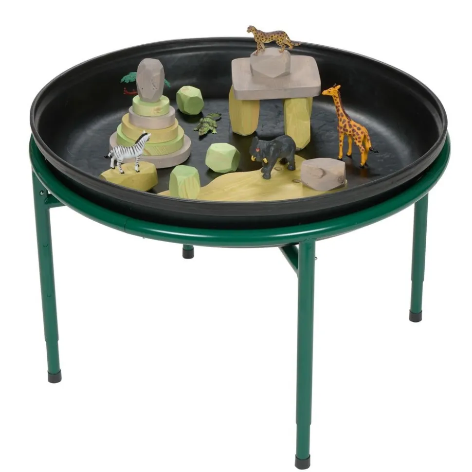 Cosy Tuff Tray with Metal Stand Black