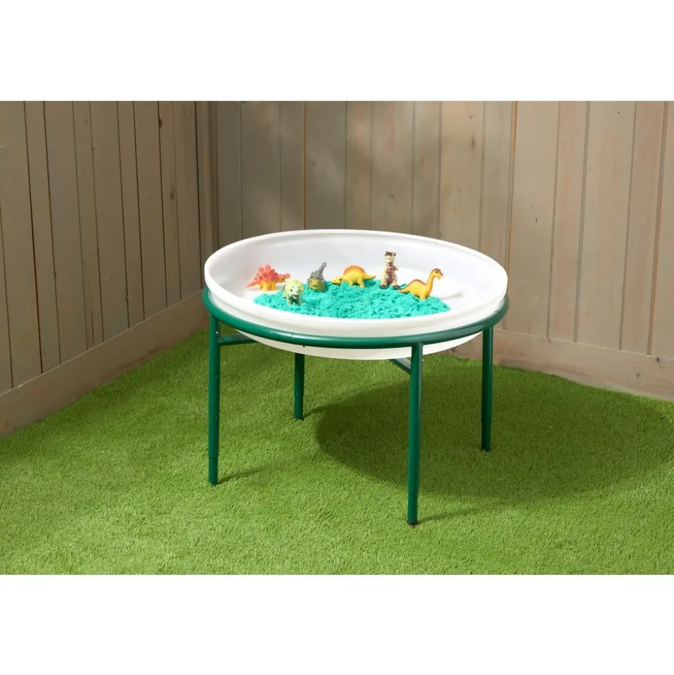Cosy Tuff Tray with Metal Stand White