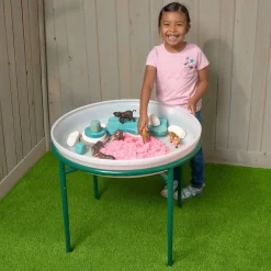 Cosy Tuff Tray with Metal Stand White