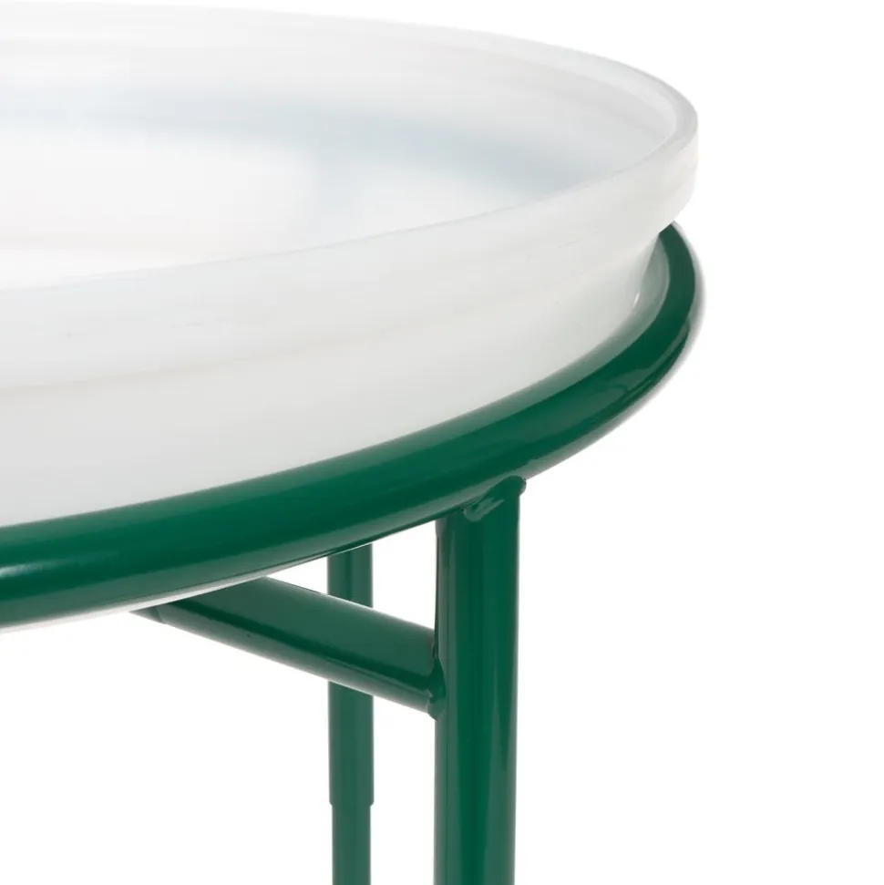 Cosy Tuff Tray with Metal Stand White