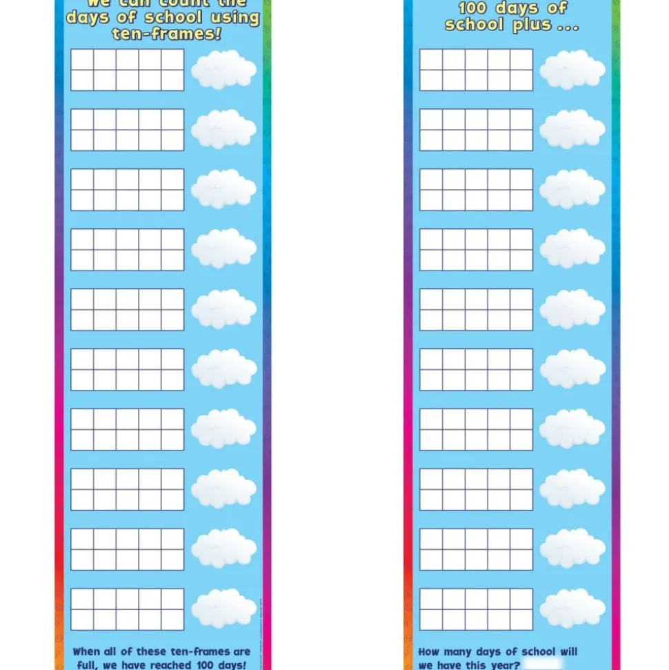 Counting Days With Ten-Frames Banner - 1 banner