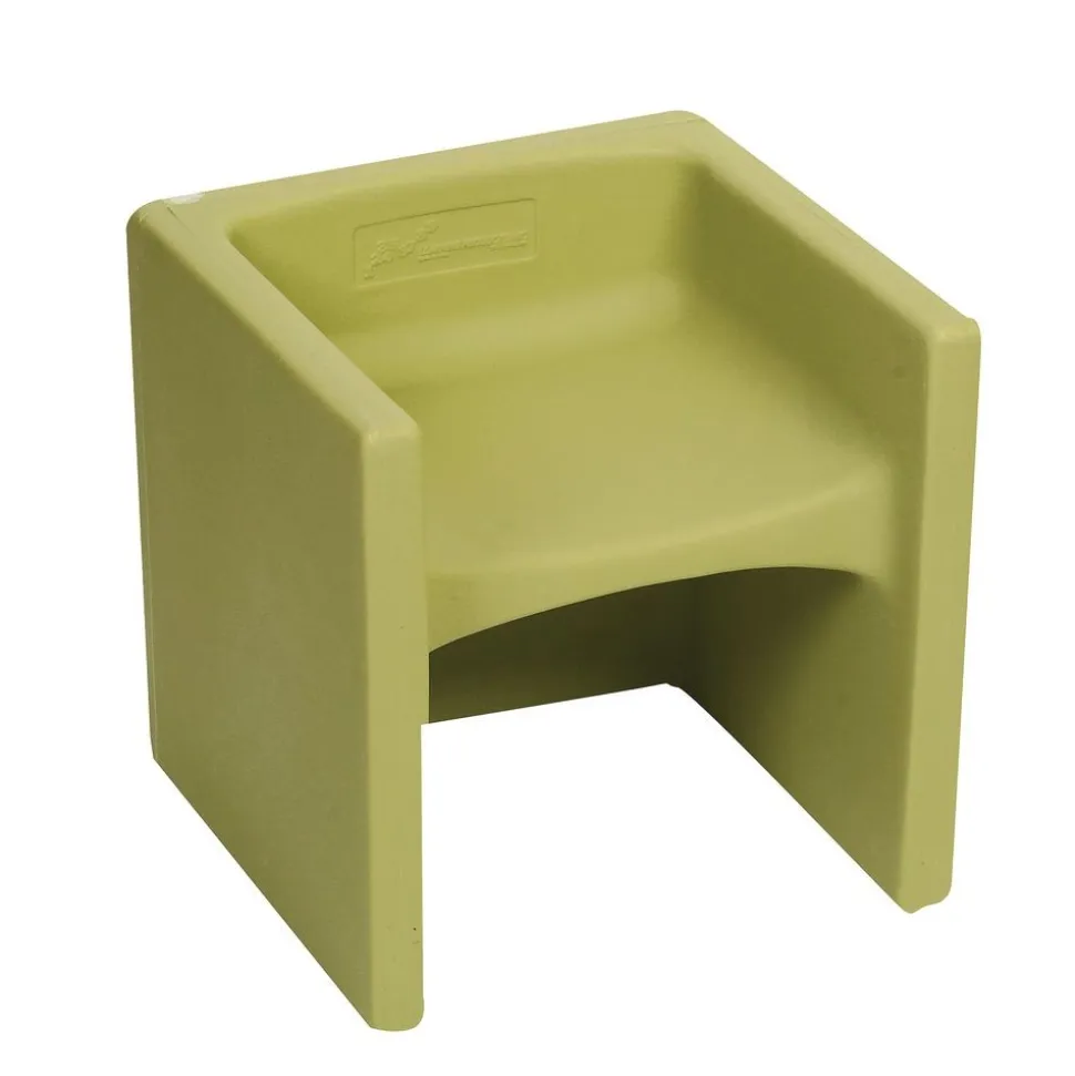 Cozy Woodland Cube Chair - Fern
