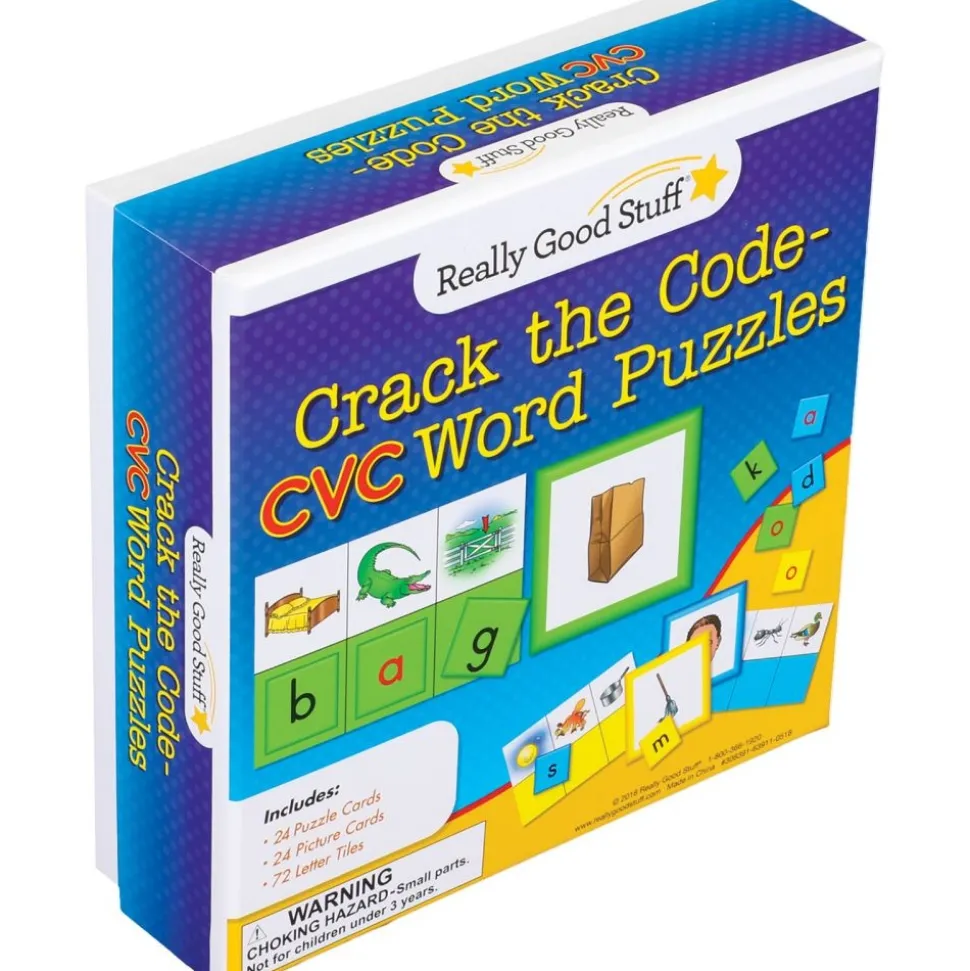 Crack The Code CVC Word Puzzles