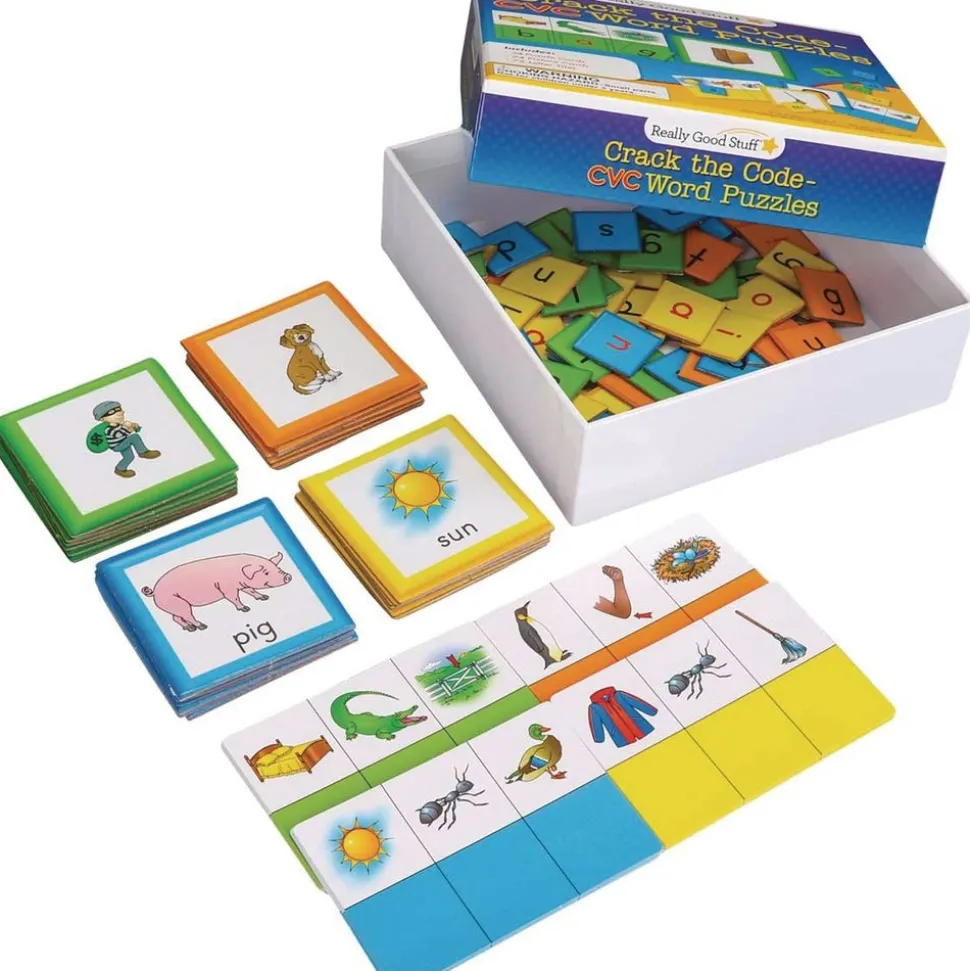 Crack The Code CVC Word Puzzles