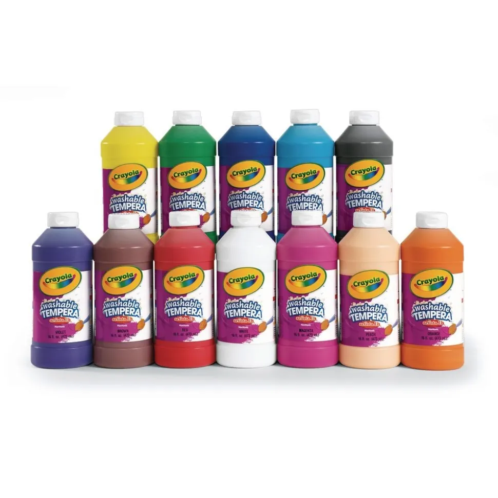 Crayola® Artista II® Tempera Paint - Set of 12 Colors