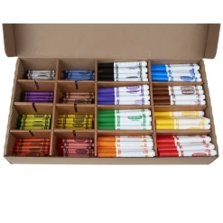Crayola® Combination Marker and Crayon Classpack® - Set of 256