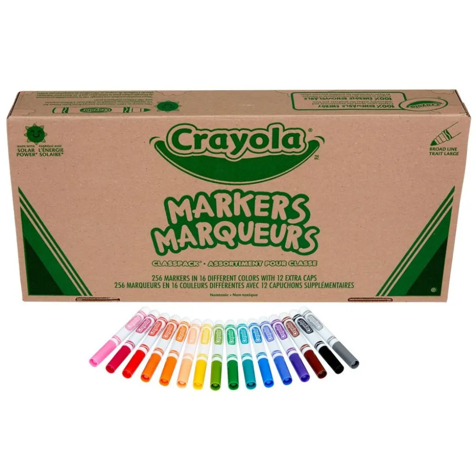 Crayola® Conical Tip Markers Classpack® - Regular, Set of 256