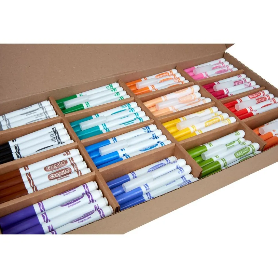 Crayola® Conical Tip Markers Classpack® - Regular, Set of 256