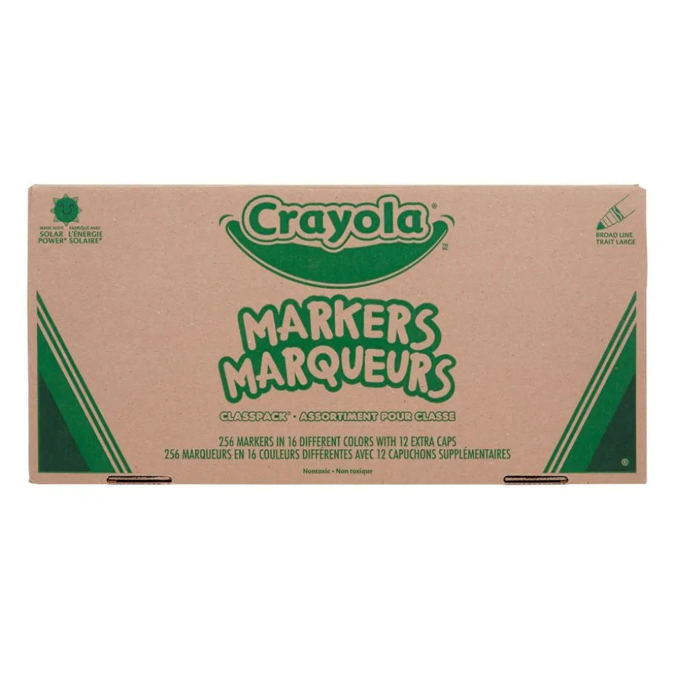 Crayola® Conical Tip Markers Classpack® - Regular, Set of 256