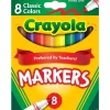 Crayola® Conical Tip Markers - Regular, Set of 8