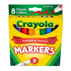 Crayola® Conical Tip Markers - Regular, Set of 8
