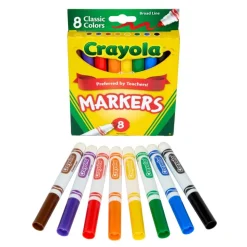 Crayola® Conical Tip Markers - Regular, Set of 8
