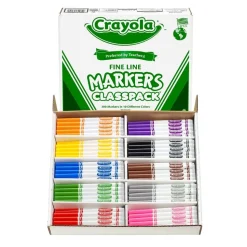 Crayola® Jumbo Crayons Classpack and Fine Line Markers Classpack