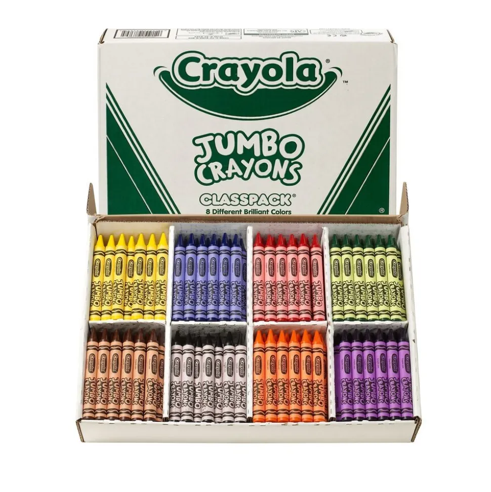 Crayola® Jumbo Crayons Classpack and Fine Line Markers Classpack