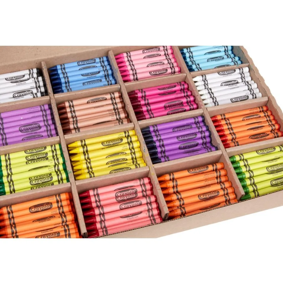 Crayola® Regular Crayons Classpack® Value Pack - 16 Colors, Set of 800