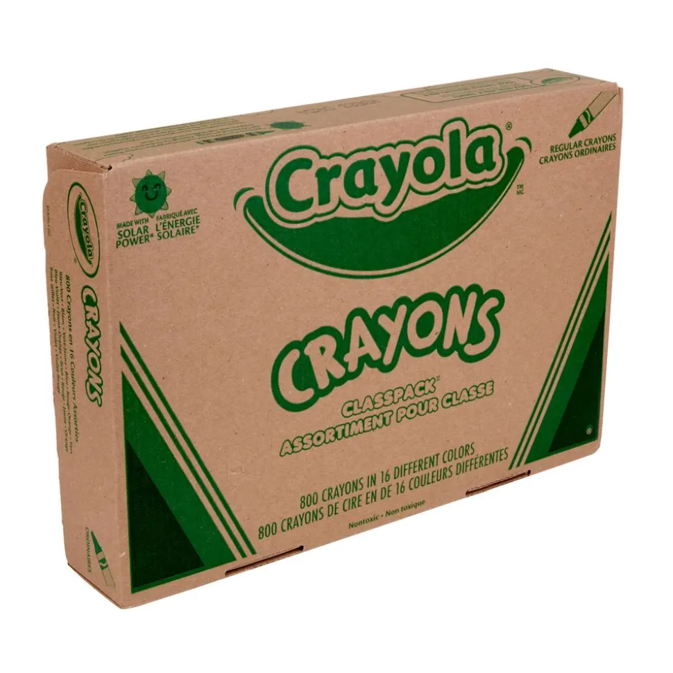 Crayola® Regular Crayons Classpack® Value Pack - 16 Colors, Set of 800