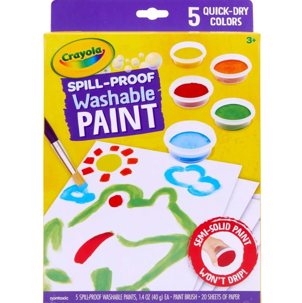 Crayola® Spill Proof Washable Paint Set