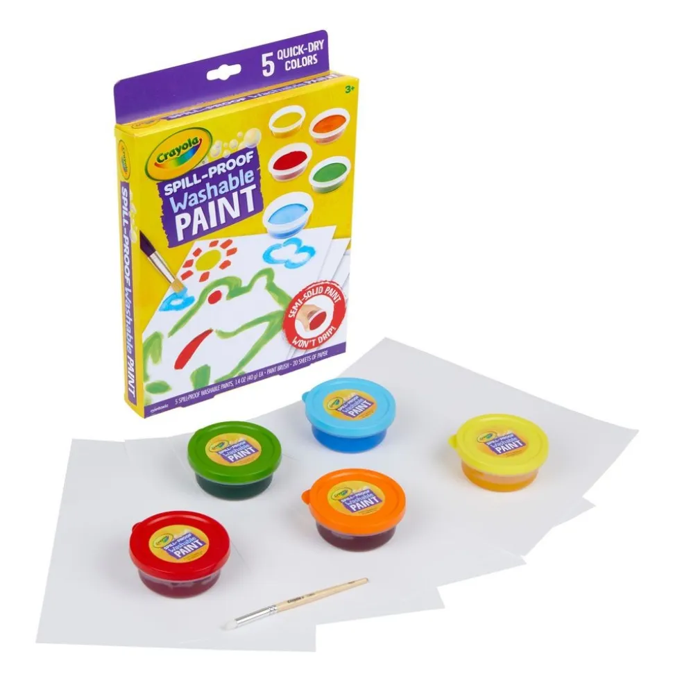 Crayola® Spill Proof Washable Paint Set