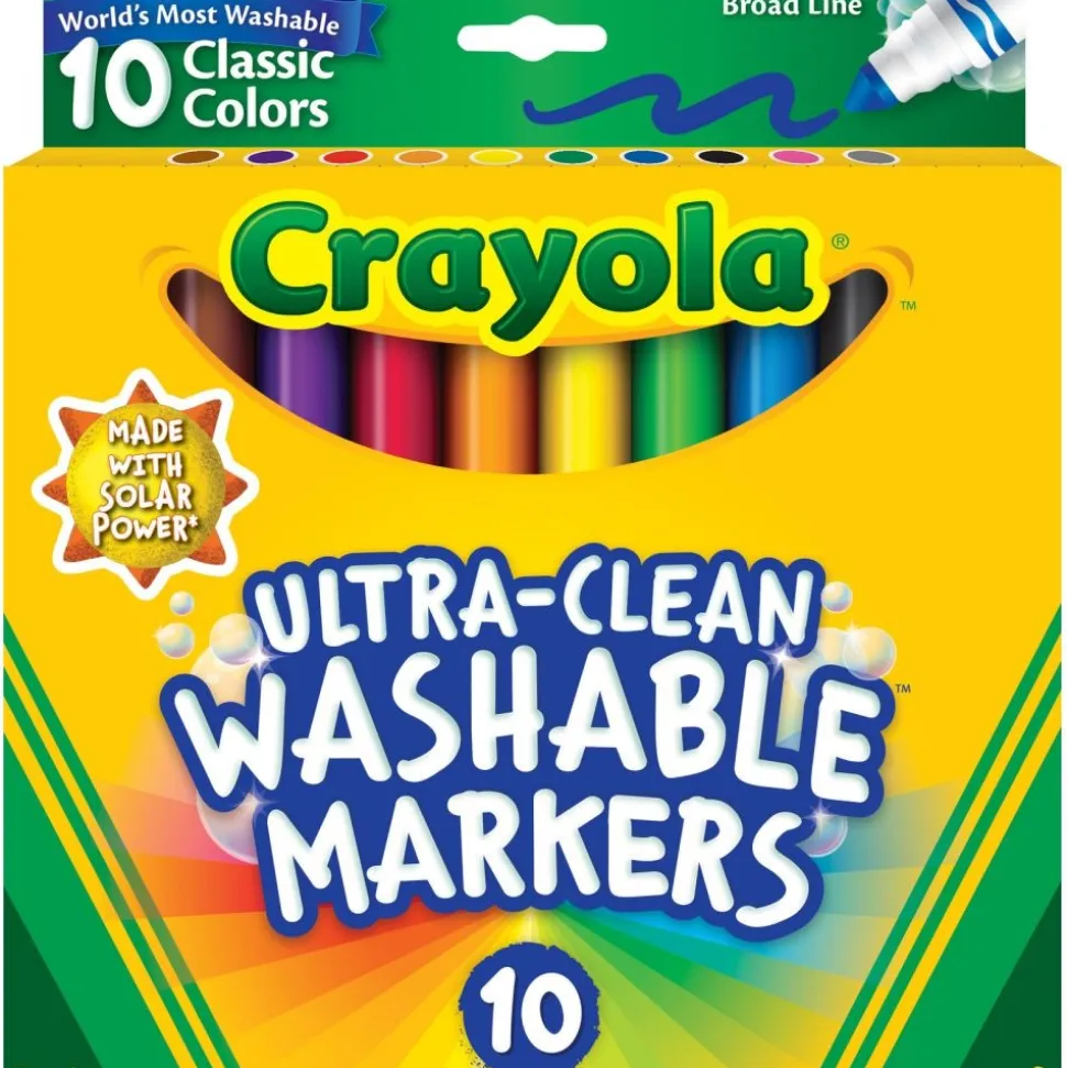 Crayola® Ultra-Clean Markers - Set of 10