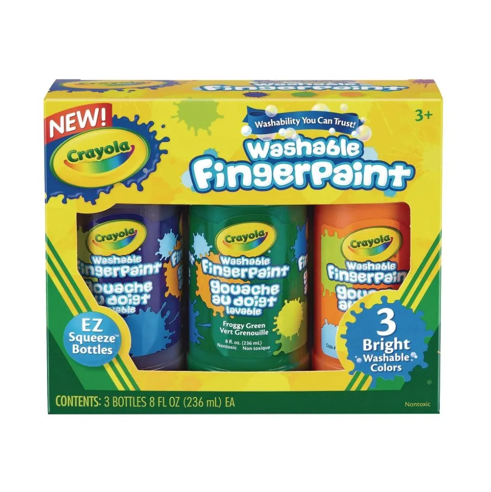 Crayola® Washable Finger Paint - Set of 6