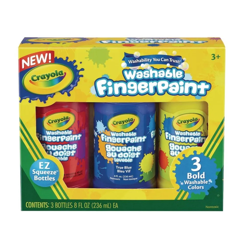Crayola® Washable Finger Paint - Set of 6