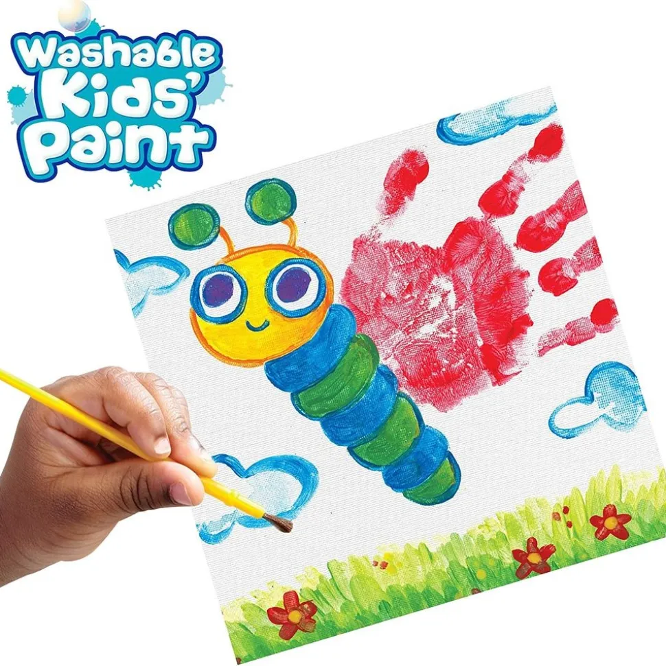 Crayola® Washable Paint Pots with Brush, 18 Count