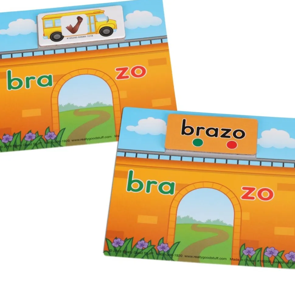 ¡Cruza el puente hábilmente! Juego de sílabas trabadas (Spanish Syllable Blends Bridge Game) - 1 game