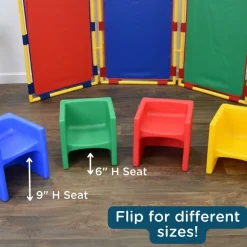 Cube Chairs 3 Pack - Sandy Colors Set
