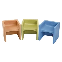 Cube Chairs 3 Pack - Sandy Colors Set