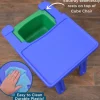 Cube Chair with Tray - Red