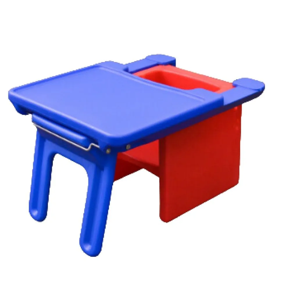Cube Chair with Tray - Red