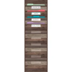 Dark Wood Pocket Chart