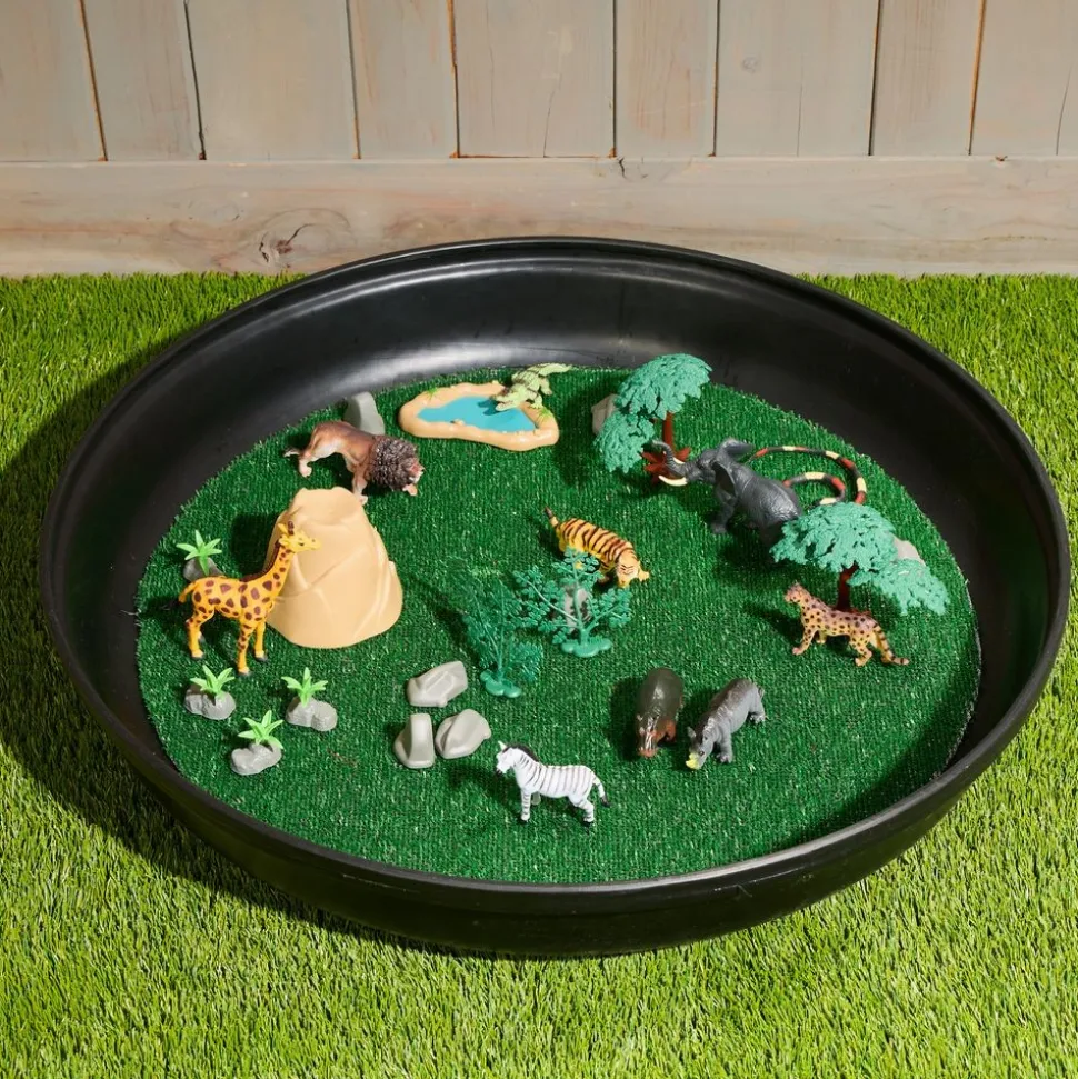 Deep Spot Tuff Tray Black
