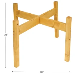 Deep Tuff Tray Wooden Stand