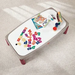 Deluxe Canyon Road Train and Track Table - Lid Covered 3 Piece Train Set