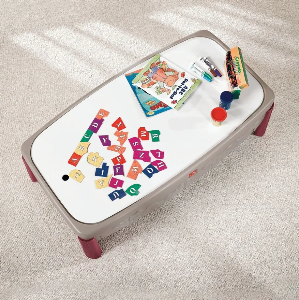 Deluxe Canyon Road Train and Track Table - Lid Covered 3 Piece Train Set